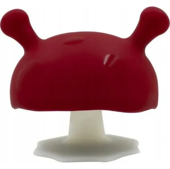 Ortodontické kousátko Mombella silikonové červené