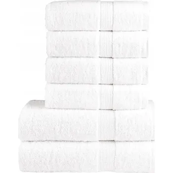 Ručník Sada ručníků SOLUND bílé, 100% bavlna, 50x100 cm, 70x140 cm