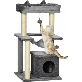 Vysoké škrabadlo PawHut 61 - 100 cm