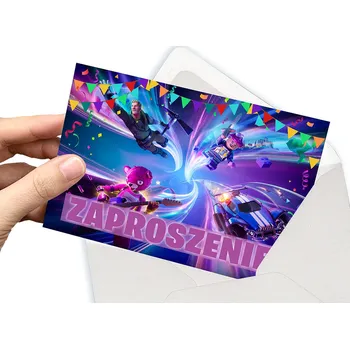 Pozvánka POZVÁNKA FORTNITE NA DĚTSKOU OSLAVU + OBÁLKA DÁREK