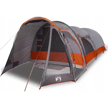 Stan Rodinný tunelový Stan , nepromokavý, šedý, 625x310x200/205 cm