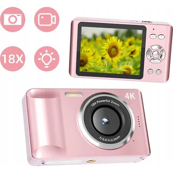 IP kamera DIGITÁLNÍ FOTOAPARÁT HD PRO DĚTI 4K 64MP 18X ZOOM