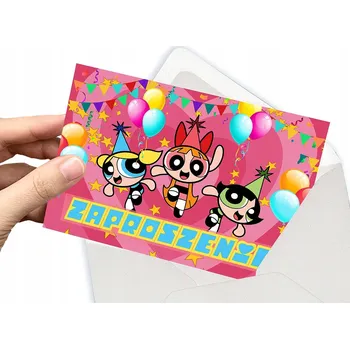 Pozvánka POZVÁNKA Raketové holky K NAROZENINÁM DÍTĚTE + OBÁLKA DÁREK