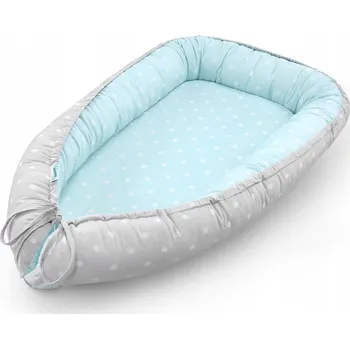 Hnízdečko pro miminko Hnízdečko pro miminko Lovely Dots Mint & Grey