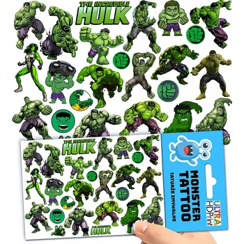 Odstranitelné tetování Filmová a herní nálepka na tetování Dětské vodní tetování Omyvatelné k narozeninám Dárek Dočasný dárek pro děti Originální opakovaně použitelné Spousta Vzorů