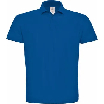 Pánské tričko B&C Collection Piqué polo - XXL royal blue (01ID0145005)