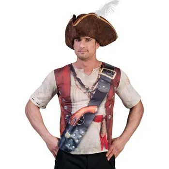 Karnevalový kostým Pánský kostým Pirát 3D tričko 54