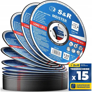 Řezný kotouč ŘEZNÝ KOTOUČ DO ÚHLOVÉ BRUSKY X15, KOTOUČ NA ŘEZÁNÍ, TLOUŠŤKA 1mm, VLÁKNO