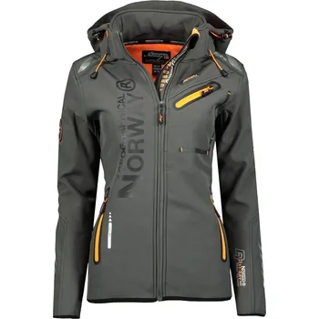 Dámská softshellová bunda GEOGRAPHICAL NORWAY bunda dámská REINE LADY 056 softshell L tmavě šedá