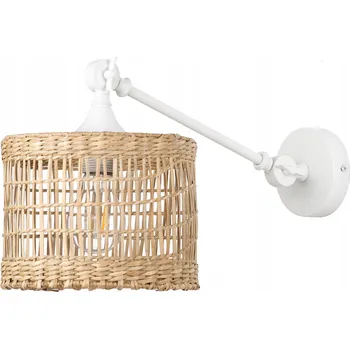 Nástěnné svítidlo Nástěnné svítidlo Ledigo bílé, hnědé patice E27 40 W