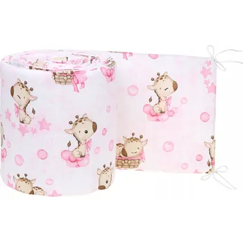 Prostěradlo CHRÁNIČ DO POSTÝLKY PO CELÉM OBVODU 360x30cm PRO POSTÝLKY S PŘÍČKAMI BABYMAM