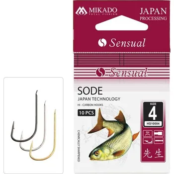 Rybářský háček 10ks - Háček Mikado Sensual Sode Velikost 8 G