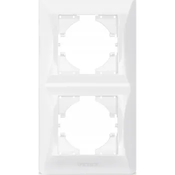 Elektrická zásuvka Rámeček Anténní zásuvky, Elektrické, Internetové, USB, nástěnné Videx, bílá barva