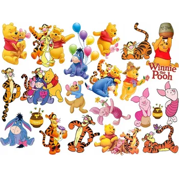 Odstranitelné tetování Tetování medvídek Pú a přátelé Monster Tattoo 1 ks