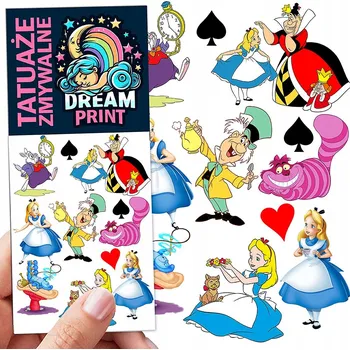 Odstranitelné tetování Filmová a herní nálepka na tetování Dětské vodní tetování Omyvatelné k narozeninám Dárek Dočasný dárek pro děti Originální opakovaně použitelné Spousta Vzorů