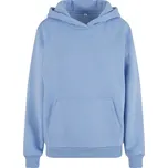 Build your Brand Dámská oversize mikina s kapucí "Fluffy" - XL powder blue