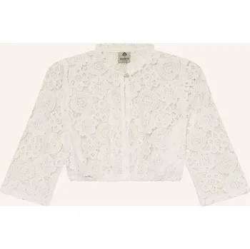 Dámská halenka Berwin & Wolff Dámská Dirndl Halenka S 3/4 Rukávem, bílá, 42