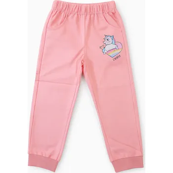 xcena Tepláky světle růžové s ponny Velikost: 98