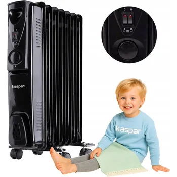 Přímotop Olejový radiátor Kaspar 1500 W šedý