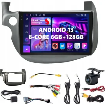 Mobilní telefon ANDROID 13 RÁDIO PRO HONDA JAZZ 2008-2014 s CARPLAY, ANDROID AUTO, SIM, BT, 6GB/128GB
