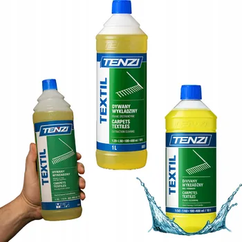 Čisticí prostředek na koerce a čalounění Tekutý přípravek TENZI na čištění koberců a čalounění 1L [Textil] Účinný