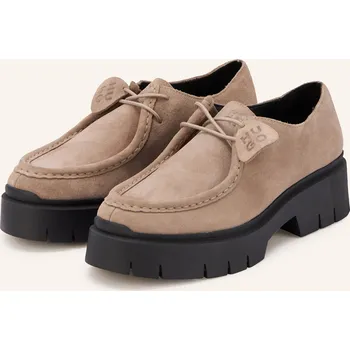 Dámská obuv Hugo Dámské Šněrovací Boty Na Platformě Kris, béžová, 39