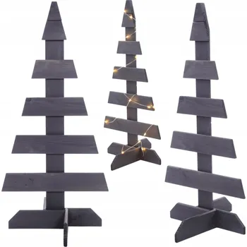 Obraz Dřevěný vánoční stromek stojící 80x37cm IMPREGNOVANÝ, ekologická vánoční dekorace