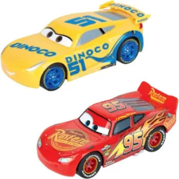 auto na autodráhu VÝHODNÝ SET 2KS auto Carrera FIRST (Blesk McQueen + Dinoco Cruz)