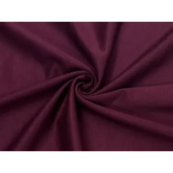 Tencel "máslová" teplákovina BORDÓ