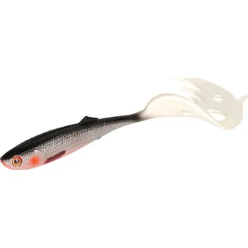 Rybářský háček 4ks - Gumová Nástraha Mikado Sicario Pike Tail 10,5cm Roach