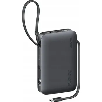 Powerbanka Powerbanka USAMS XR Series CD228 10000 mAh 20 W + kabel USB-C/Lightning černý
