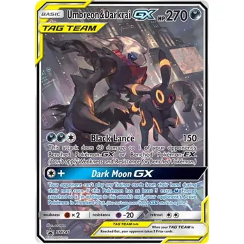 Karetní hra Umbreon & Darkrai GX SM241 - Sun & Moon Promos