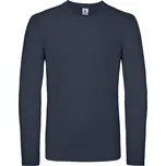B&C Collection Tričko s dlouhým rukávem - 3XL navy