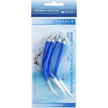 Mořský Návazec Mikado Gummi Makk Rig Háček 6/0 Modrý