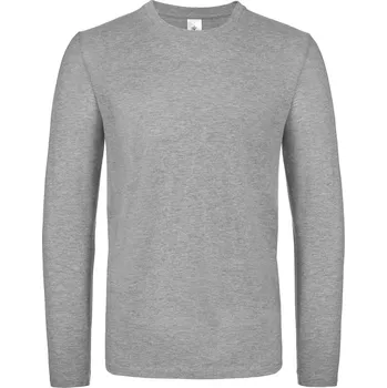 Pánské tričko B&C Collection Tričko s dlouhým rukávem - 4XL sport grey