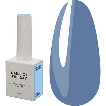Lak na nehty NOTD Jeans Gel Polish - chladný modro-šedý hybridní lak, 10 ml