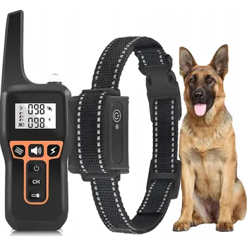 Obojek pro psa ELEKTRICKÝ OBOJEK PROTI ŠTĚKÁNÍ Tlumící obojek Efektivní dosah 1000 m