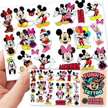 Odstranitelné tetování Filmová a herní nálepka na tetování Dětské vodní tetování Omyvatelné k narozeninám Dárek Dočasný dárek pro děti Originální opakovaně použitelné Spousta Vzorů
