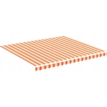 Markýza Náhradní Plachta na Markýzu UV a Voděodolná Žluto-Oranžová