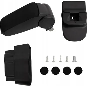 Loketní opěrka Loketní opěrka do auta s úložným prostorem, nastavitelná, ABS, černá, 12x37x(31-4