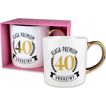 HRNEK LADY KLASA PREMIUM 40. NAROZENINY 350ML DÁREK UPOMÍNKA ČTYŘICÍTKA