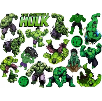 Odstranitelné tetování Smyvatelné tetování pro děti - Hulk sada