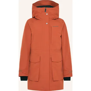 Dámský kabát Didriksons Dámská Parka Harriet, tmavě oranžová, 34