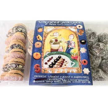 Pečivo Vánoční kolekce Modrá – tradiční vánoční pečivo z Dobrušky 400 g