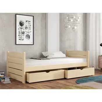 Dětská postel Dětská postel s úložným prostorem Ula Barva dřeva: Borovice přírodní, Rozměry: 80x180