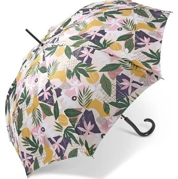 Pierre Cardin deštník Dlouhý automatický Tropicale macadamia 90cm/100cm