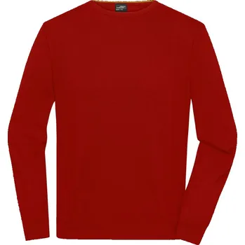 Pánský svetr James & Nicholson Pánský svetr s kulatým výstřihem - 3XL red