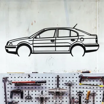 Obraz Dřevěná silueta auta - Škoda Octavia | DUBLEZ