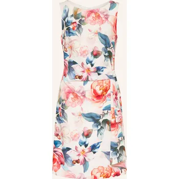 Dámské šaty Vera Mont Dámské Koktejlové Šaty, krémová / červená / zelená, 42