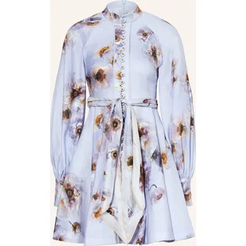 Dámské šaty Zimmermann Dámské Koktejlové Šaty Hypnotic Ze Lnu, světle...